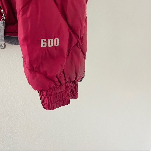 The North Face Womens 600 Fill Power Goose Down Quilted Puffer Jacket Magenta - Picture 3 of 7